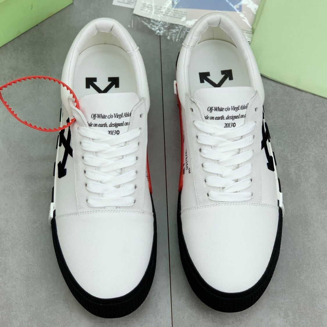 Vulcanized Low-Top Sneakers