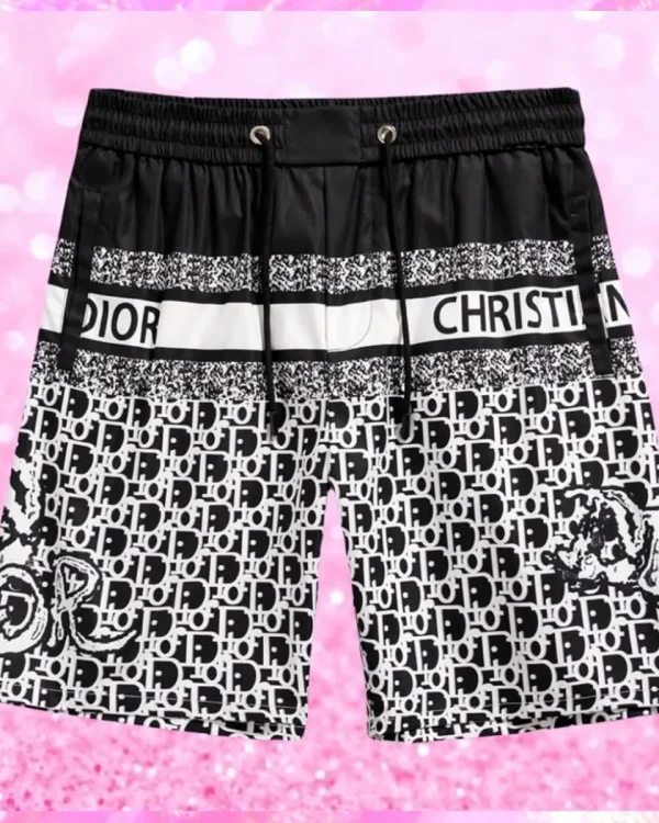 Designer Monogram Swim Shorts
