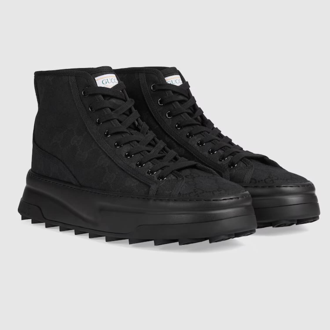 Canvas Grip Sole High Top Sneakers