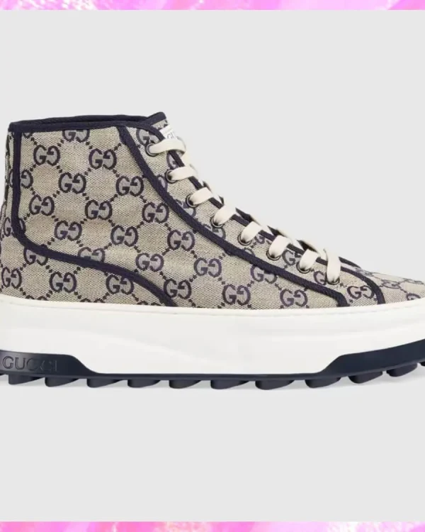 Canvas Grip Sole High Top Sneakers