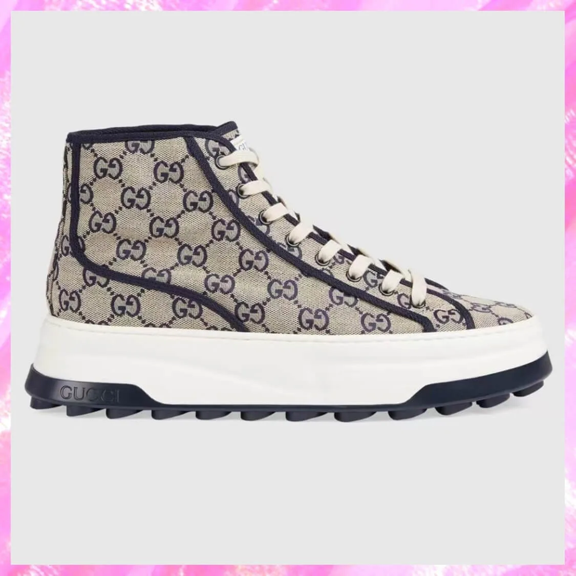 Canvas Grip Sole High Top Sneakers