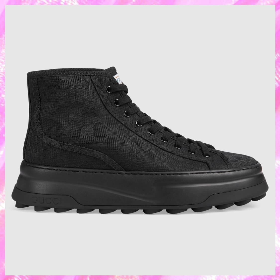 Canvas Grip Sole High Top Sneakers