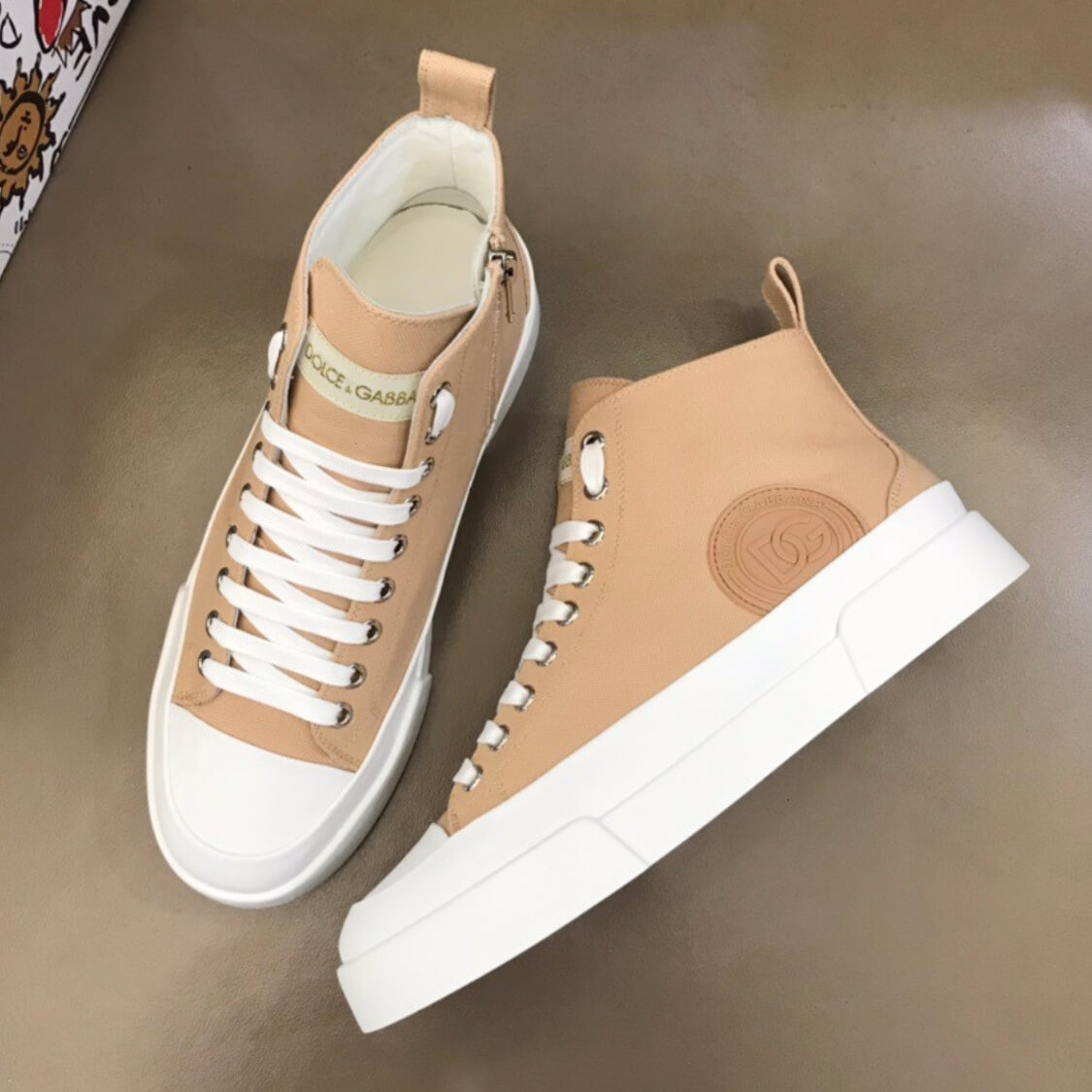 Canvas High Top Sneakers 