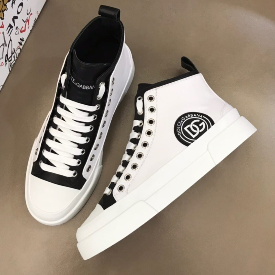 Canvas High Top Sneakers 