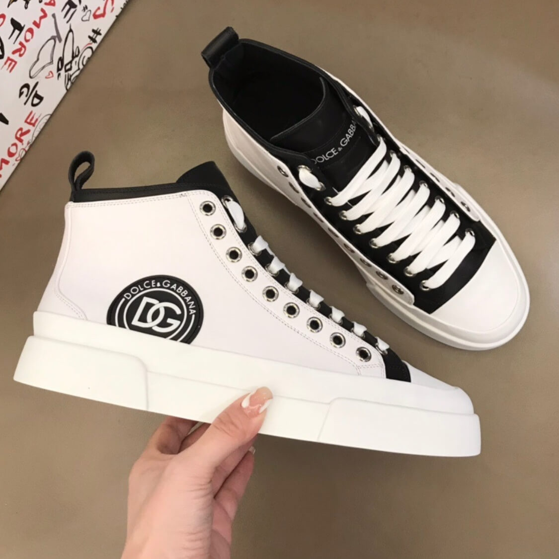 Canvas High Top Sneakers 