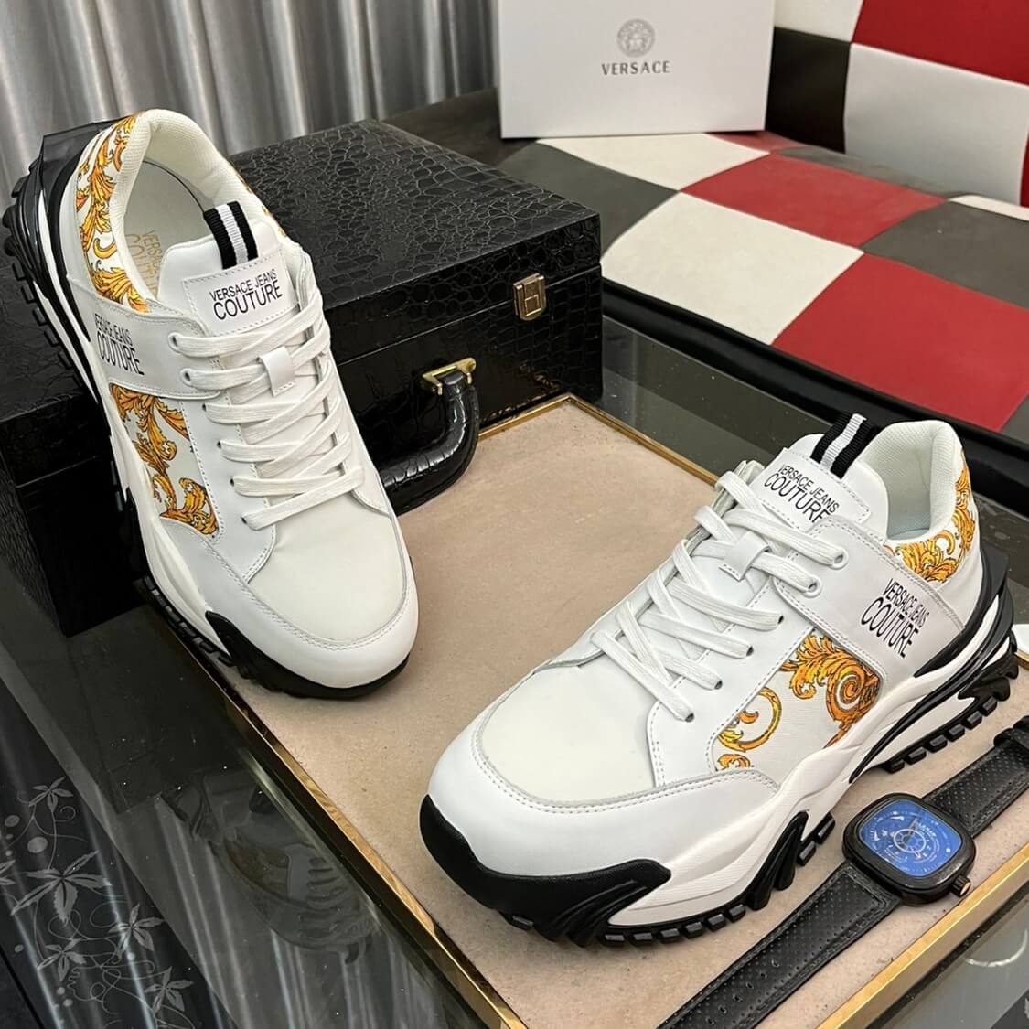 Couture Logo Monogram Trainers
