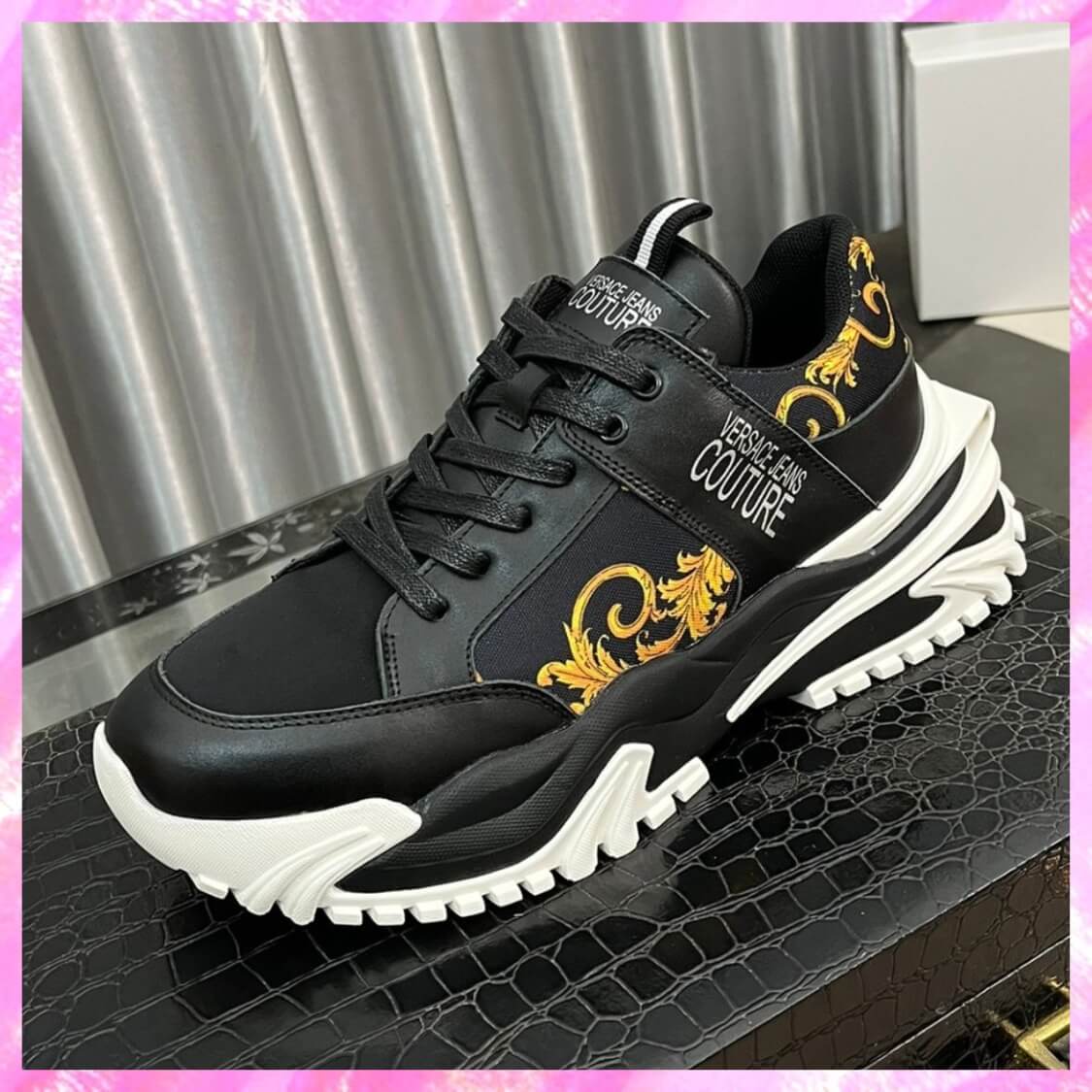 Couture Logo Monogram Trainers 