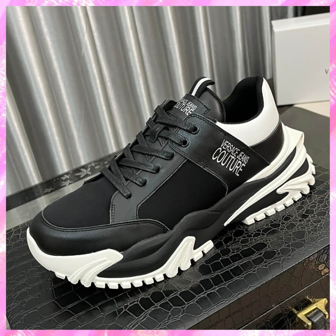 Couture Logo Monogram Trainers 