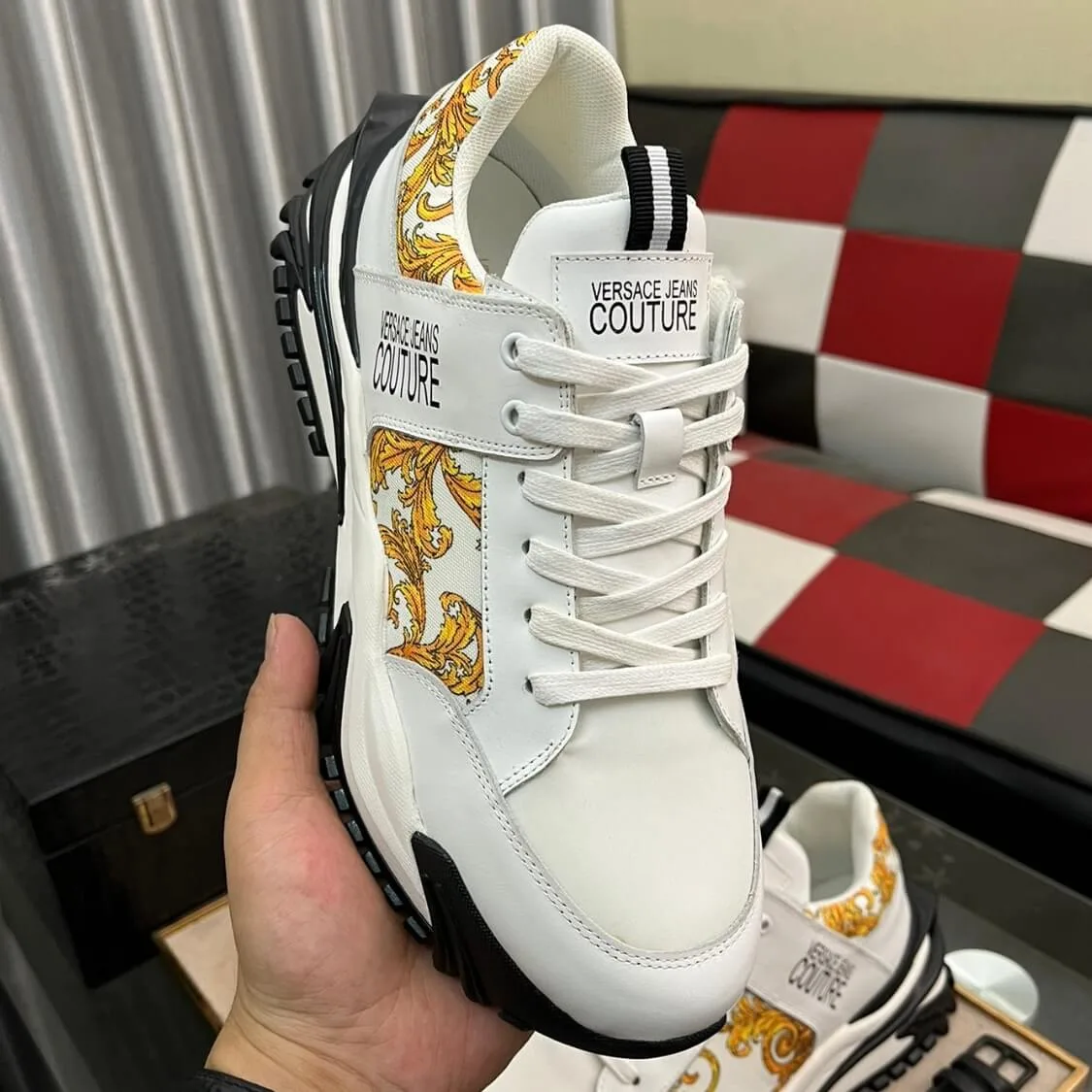Couture Logo Monogram Trainers