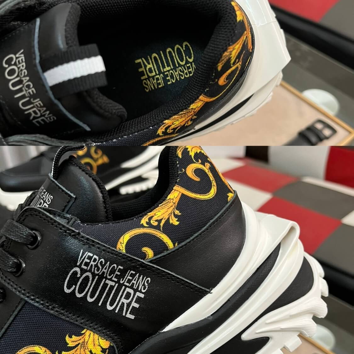 Couture Logo Monogram Trainers 