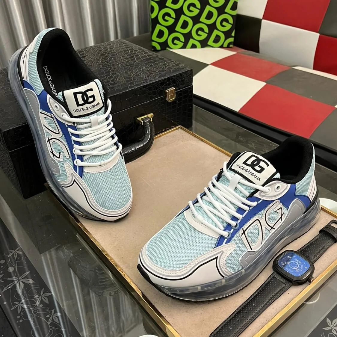 Cushion Sole Monogram Sneakers