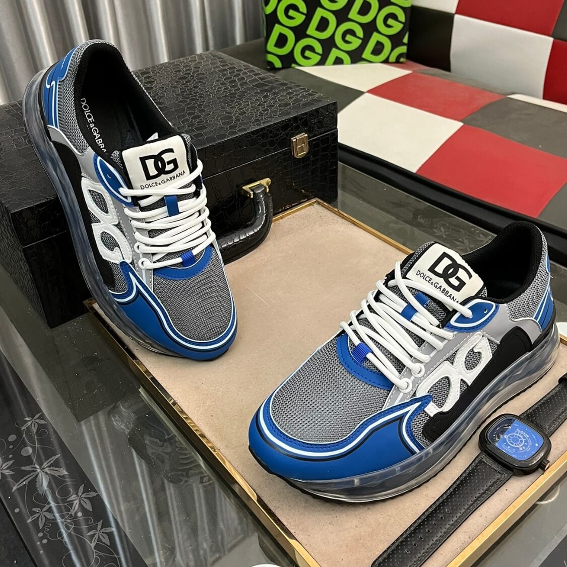Cushion Sole Monogram Sneakers