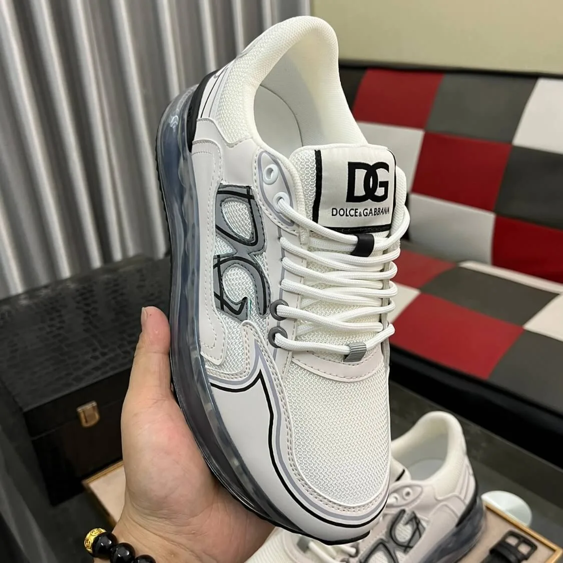Cushion Sole Monogram Sneakers