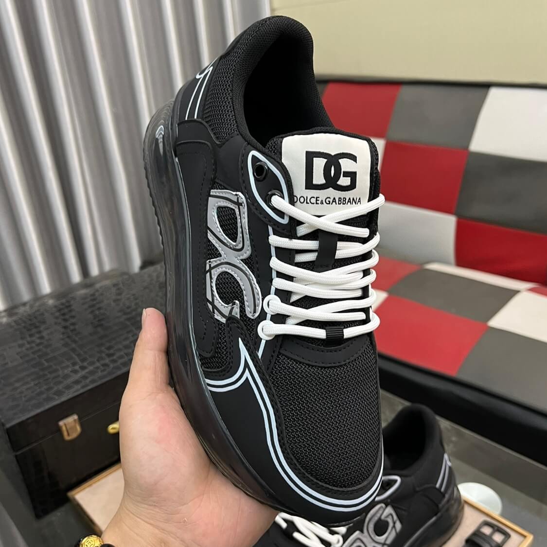 Cushion Sole Monogram Sneakers