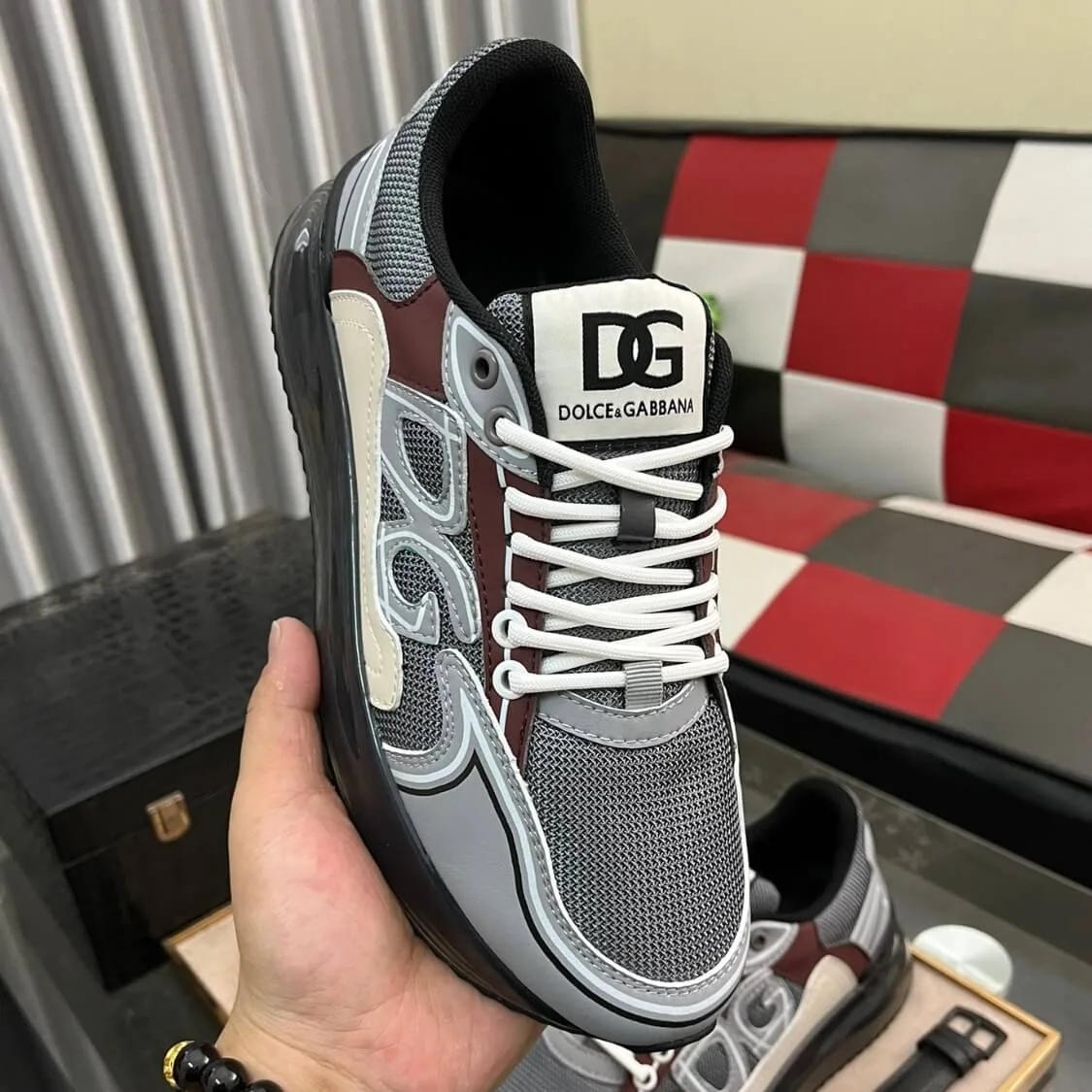 Cushion Sole Monogram Sneakers