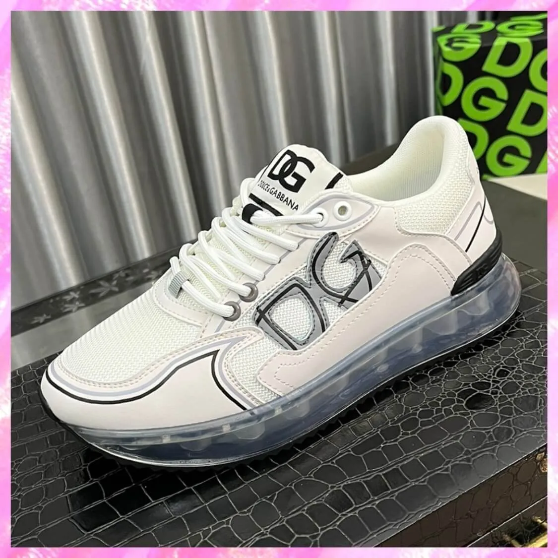 Cushion Sole Monogram Sneakers