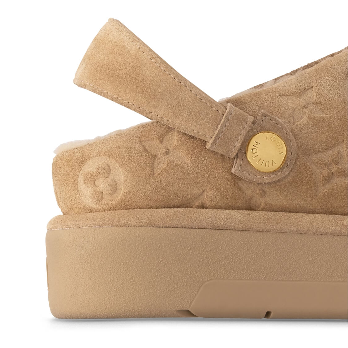 Embossed Aspen Platform Clog 