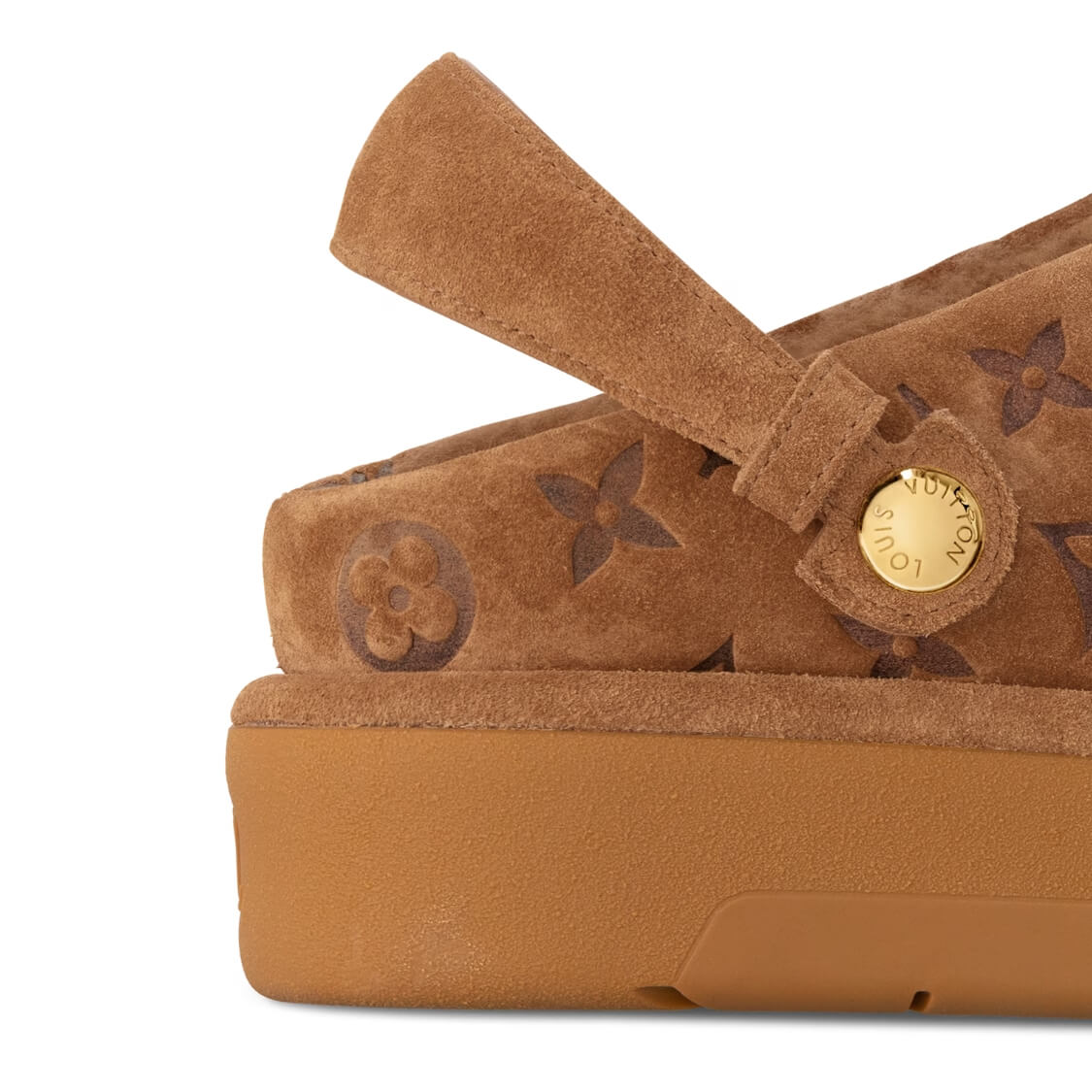 Embossed Aspen Platform Clog 