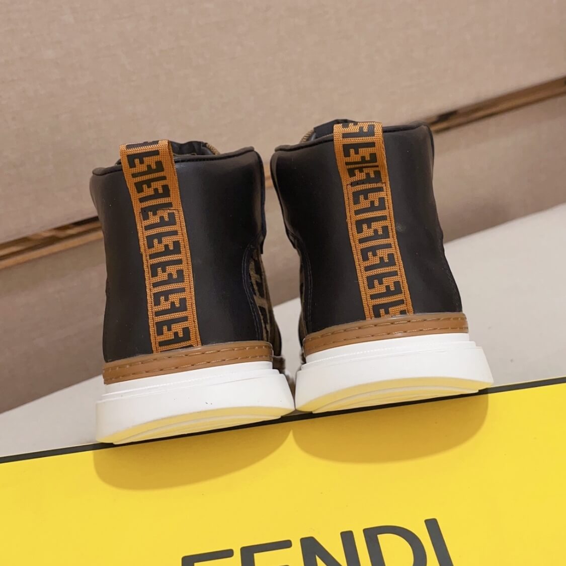 High Top Flat Sole Sneakers