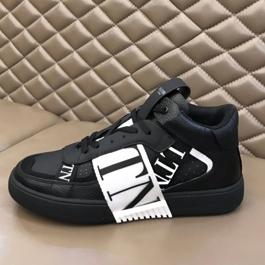 High Top Logo Sneakers