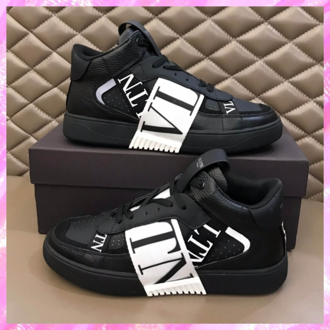 High Top Logo Sneakers