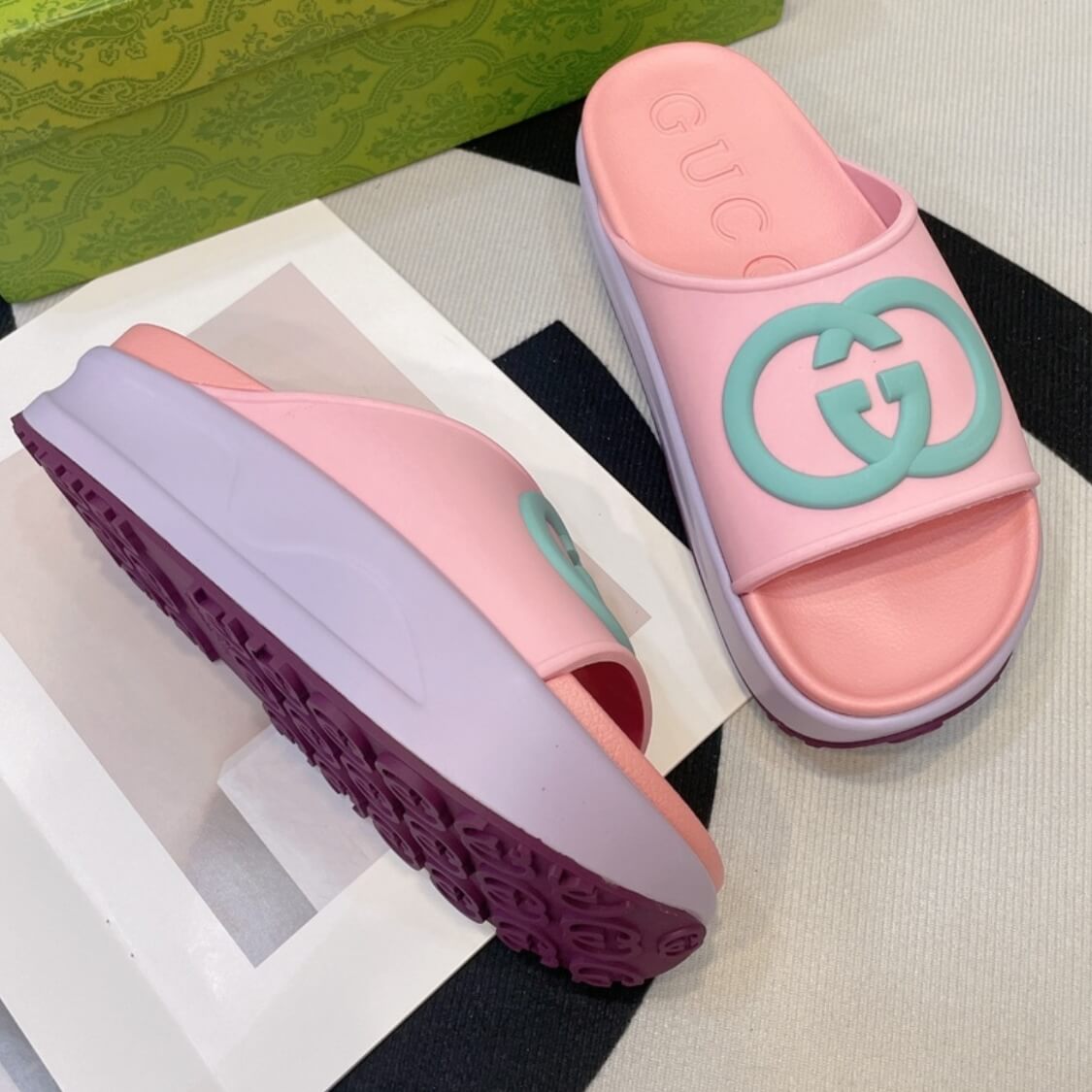 Interlocking Logo Platform Slides