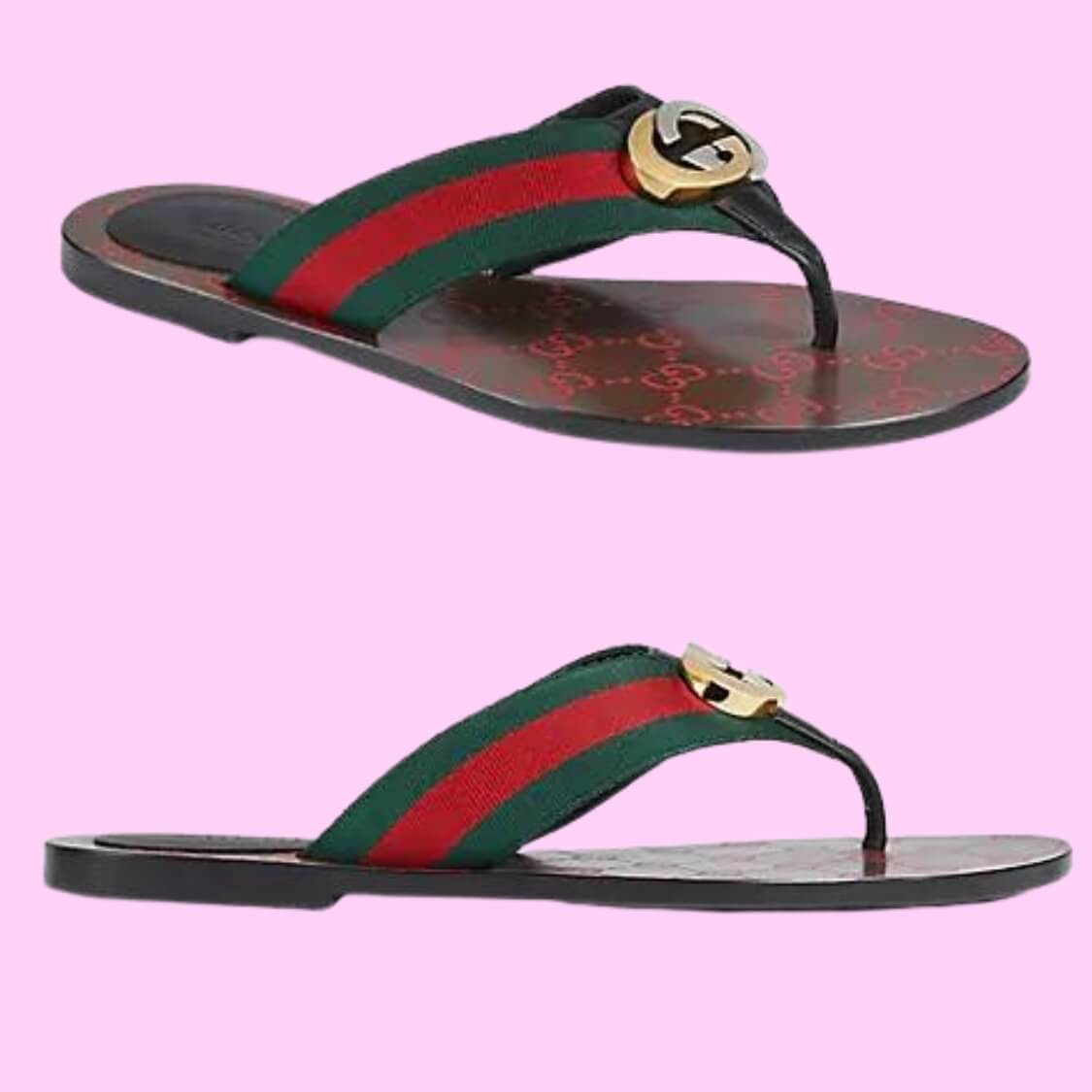 Kika Canvas Thong Sandals 
