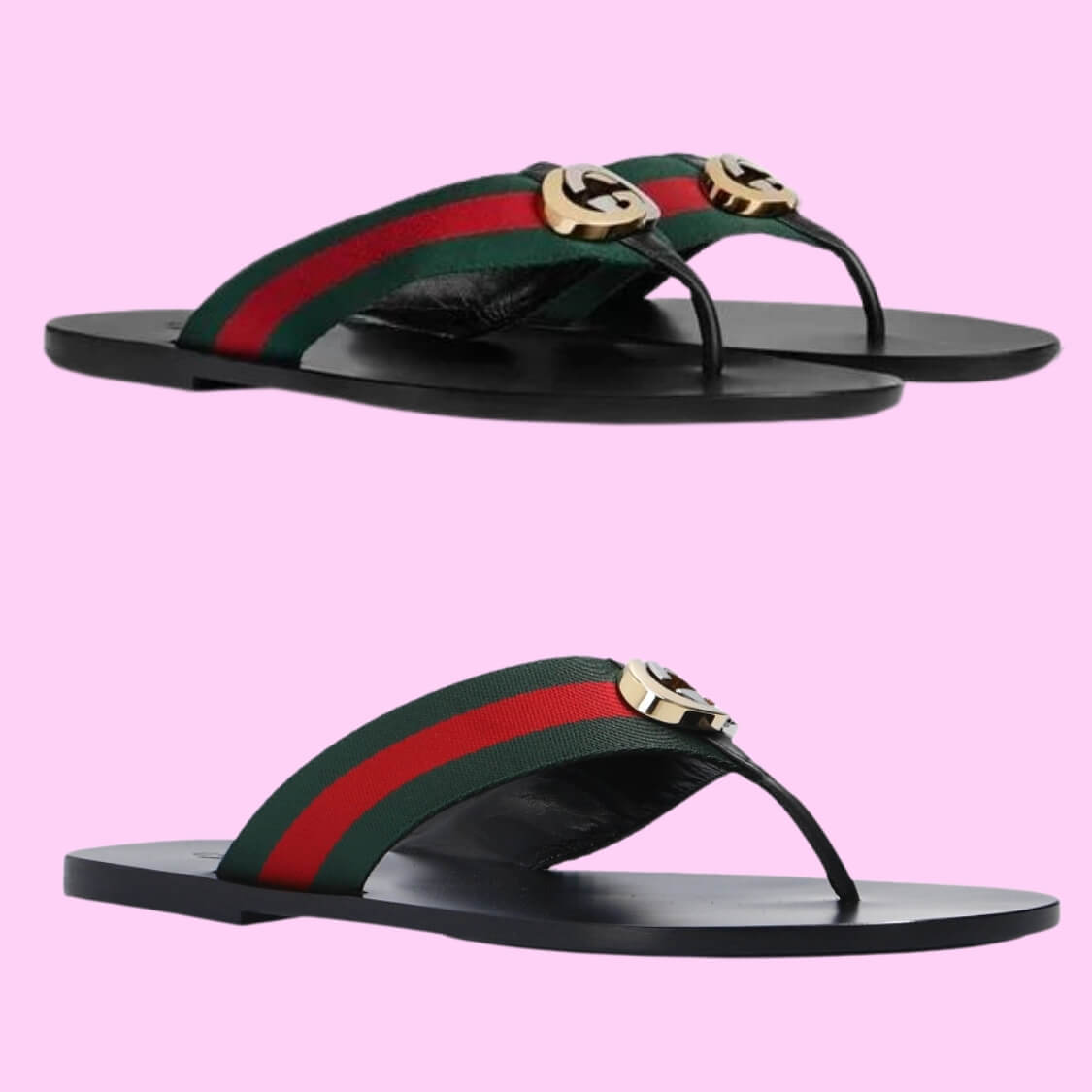 Kika Canvas Thong Sandals 