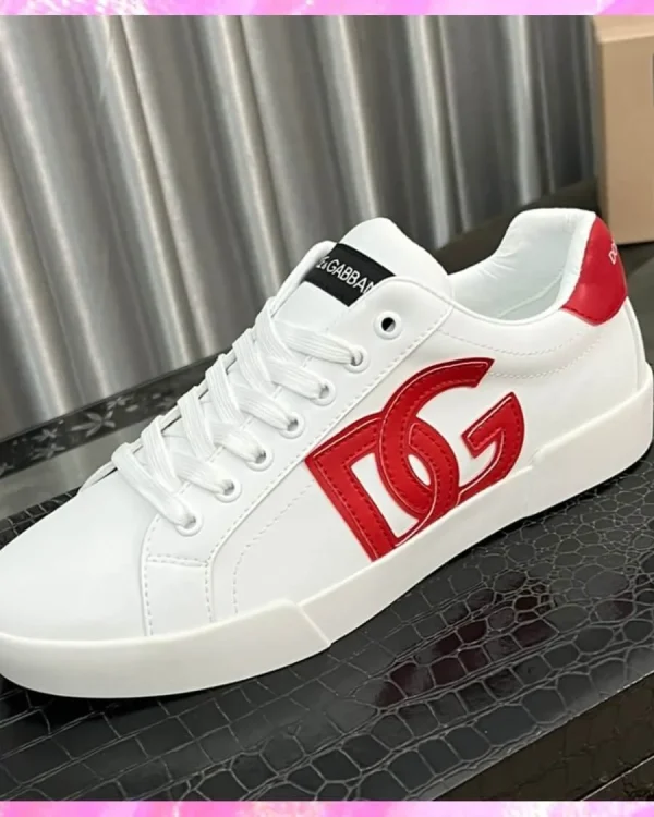 Leather Monogram Skater Sneakers