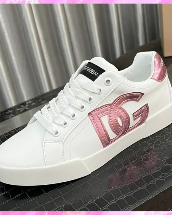 Leather Monogram Skater Sneakers