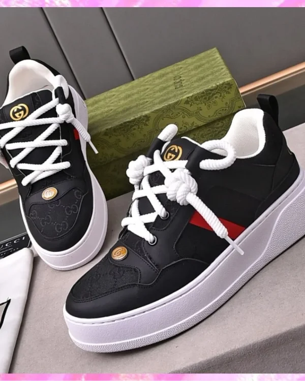 Low Top G Web Monogram Sneakers