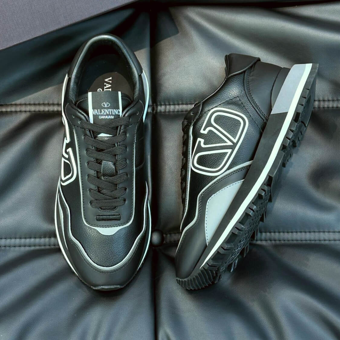Low Top Leather Sneakers