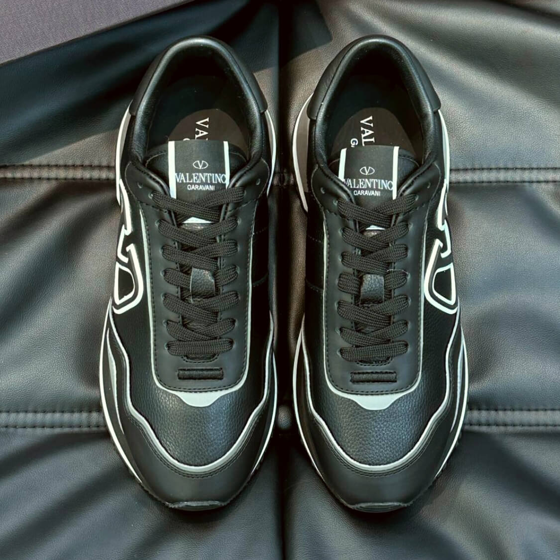 Low Top Leather Sneakers