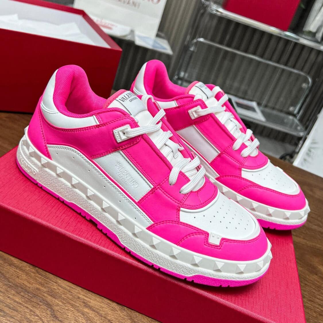Low Top Leather Trainer Sneakers