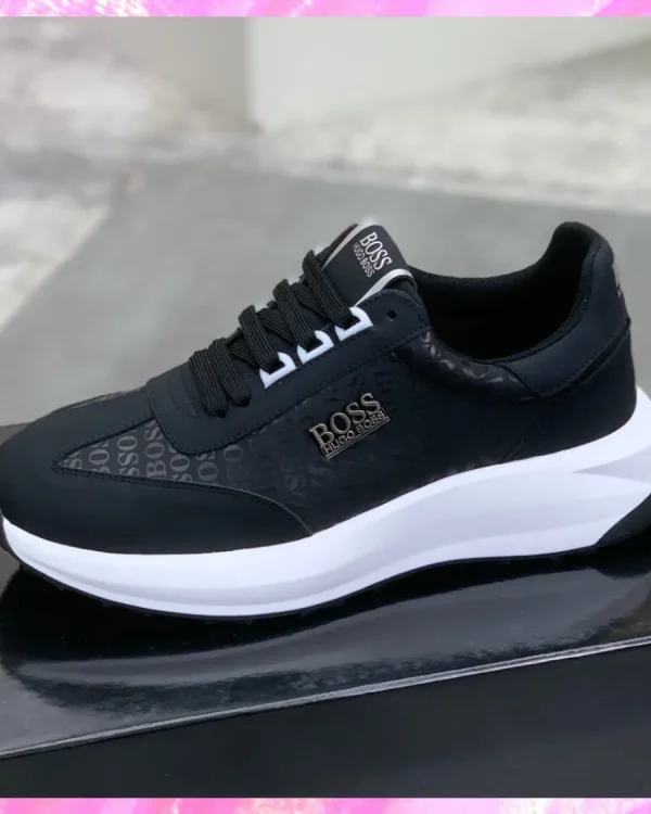 Metal Logo Monogram Trainers