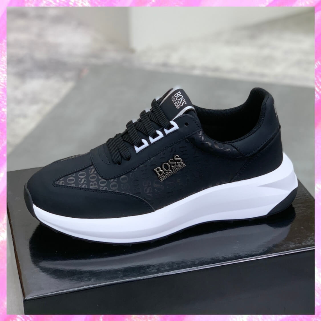 Metal Logo Monogram Trainers 