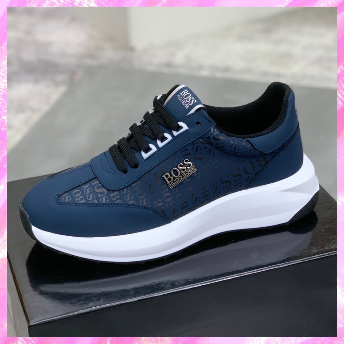 Metal Logo Monogram Trainers 