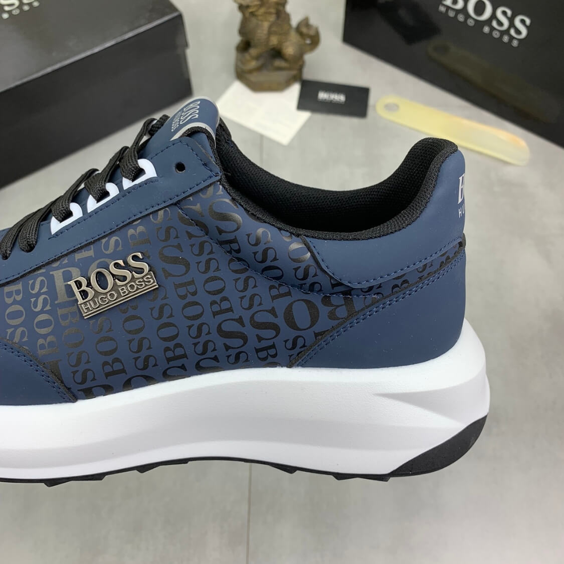 Metal Logo Monogram Trainers 