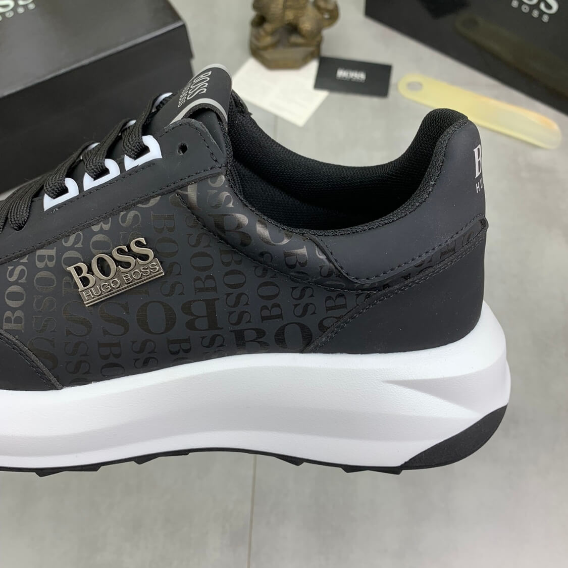 Metal Logo Monogram Trainers 