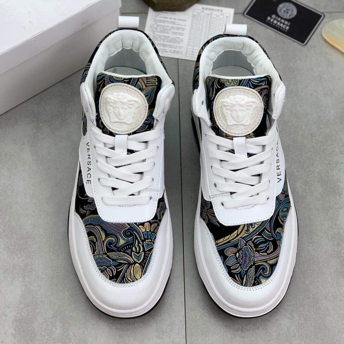 Mid Top Baroque Couture Sneakers