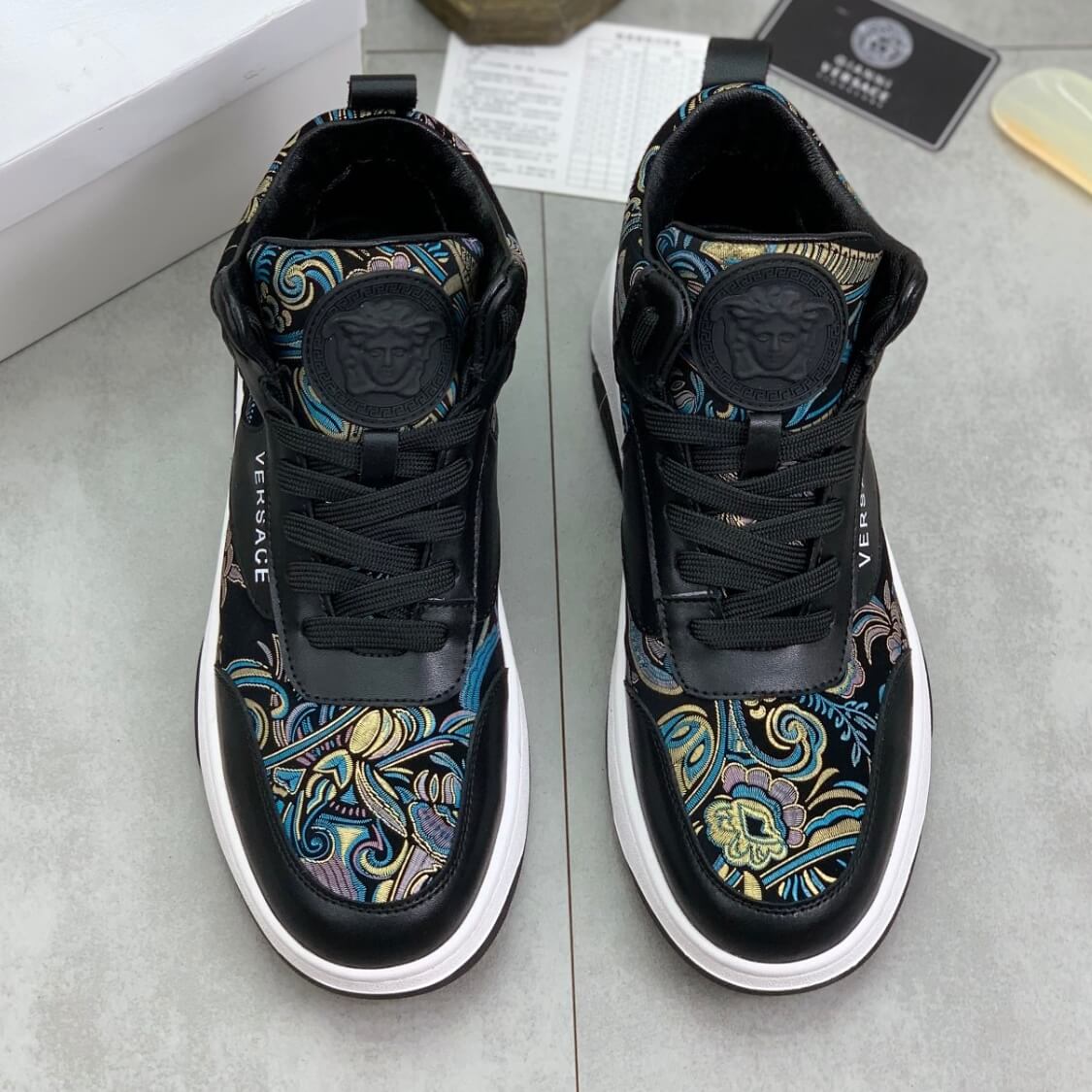Mid Top Baroque Couture Sneakers