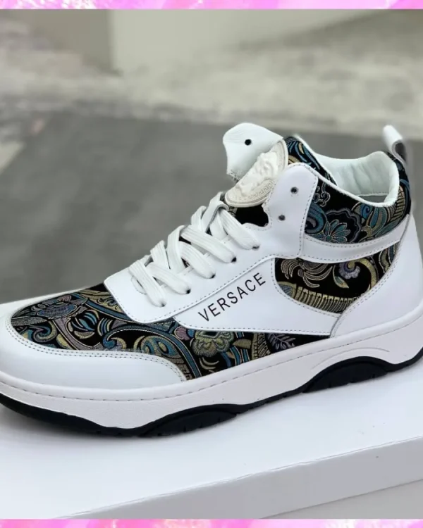 Mid Top Baroque Couture Sneakers