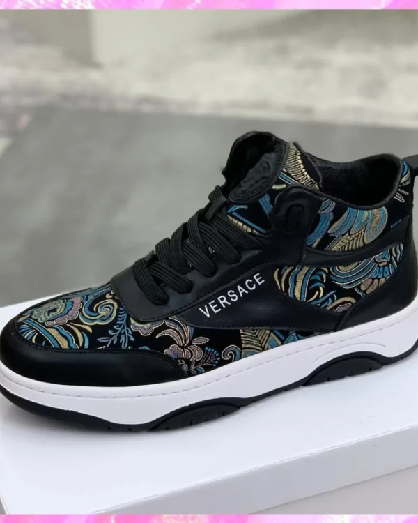 Mid Top Baroque Couture Sneakers