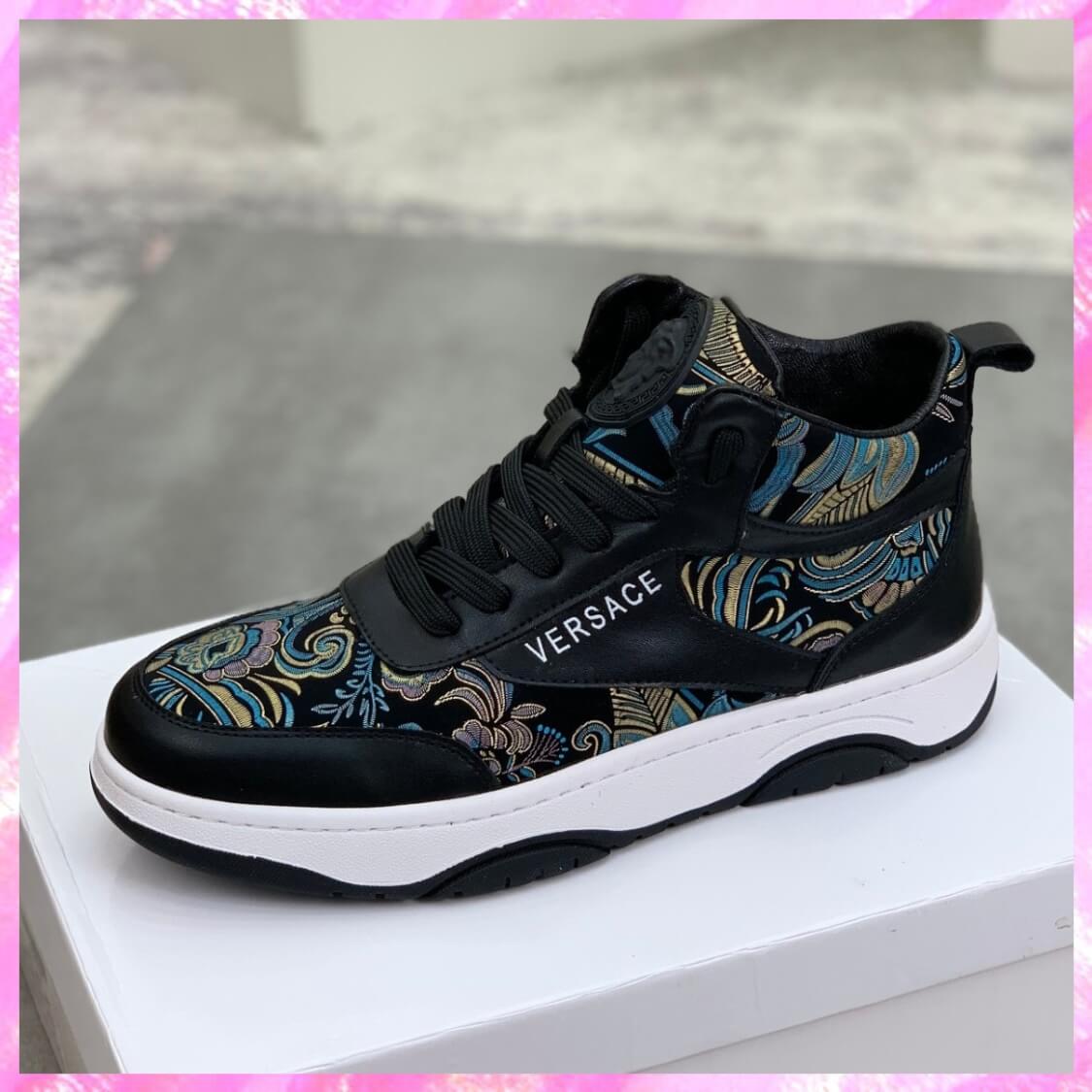 Mid Top Baroque Couture Sneakers