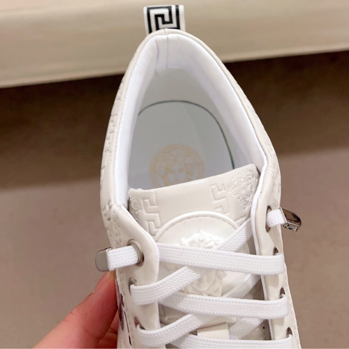 Mid Top Leather Skater Sneakers