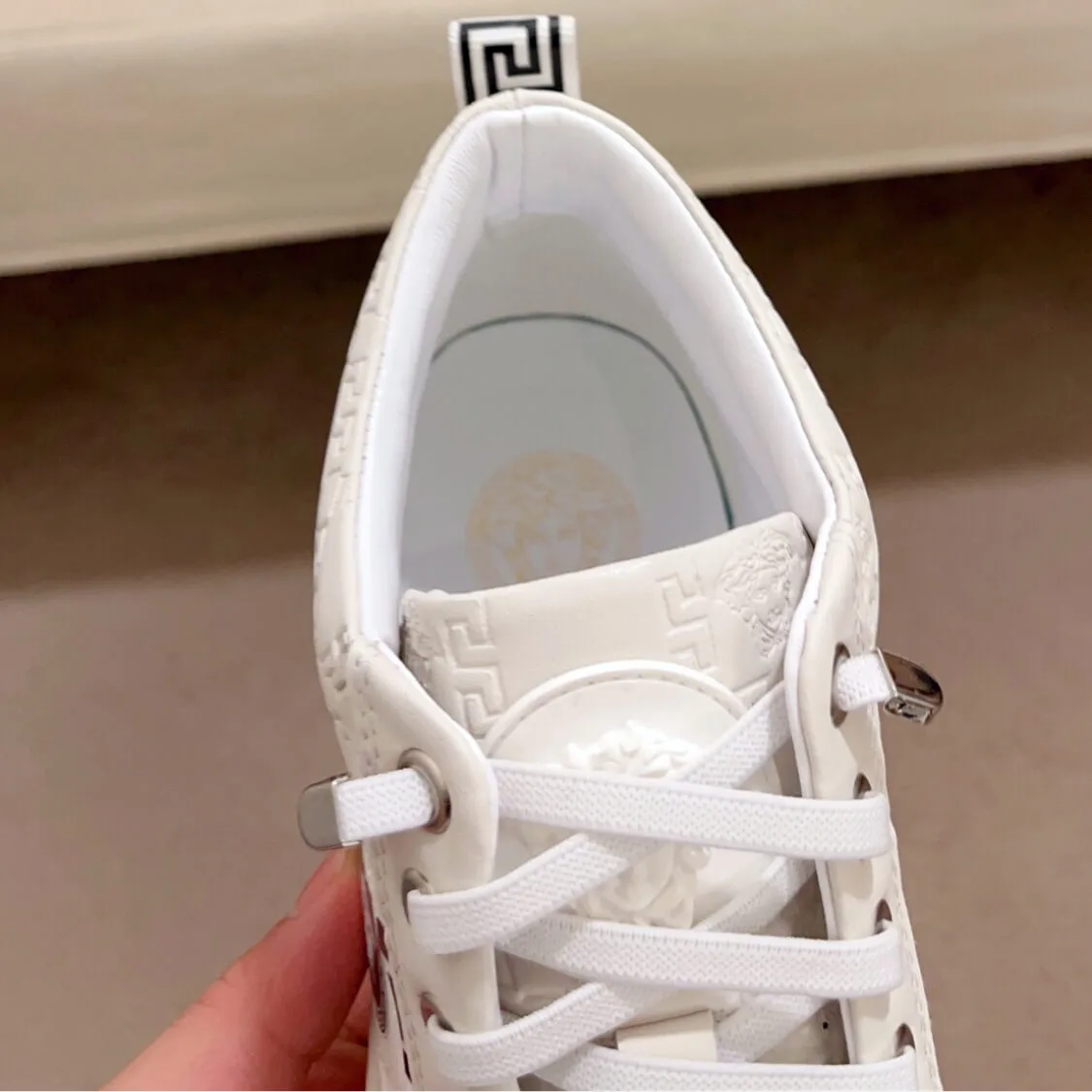 Mid Top Leather Skater Sneakers