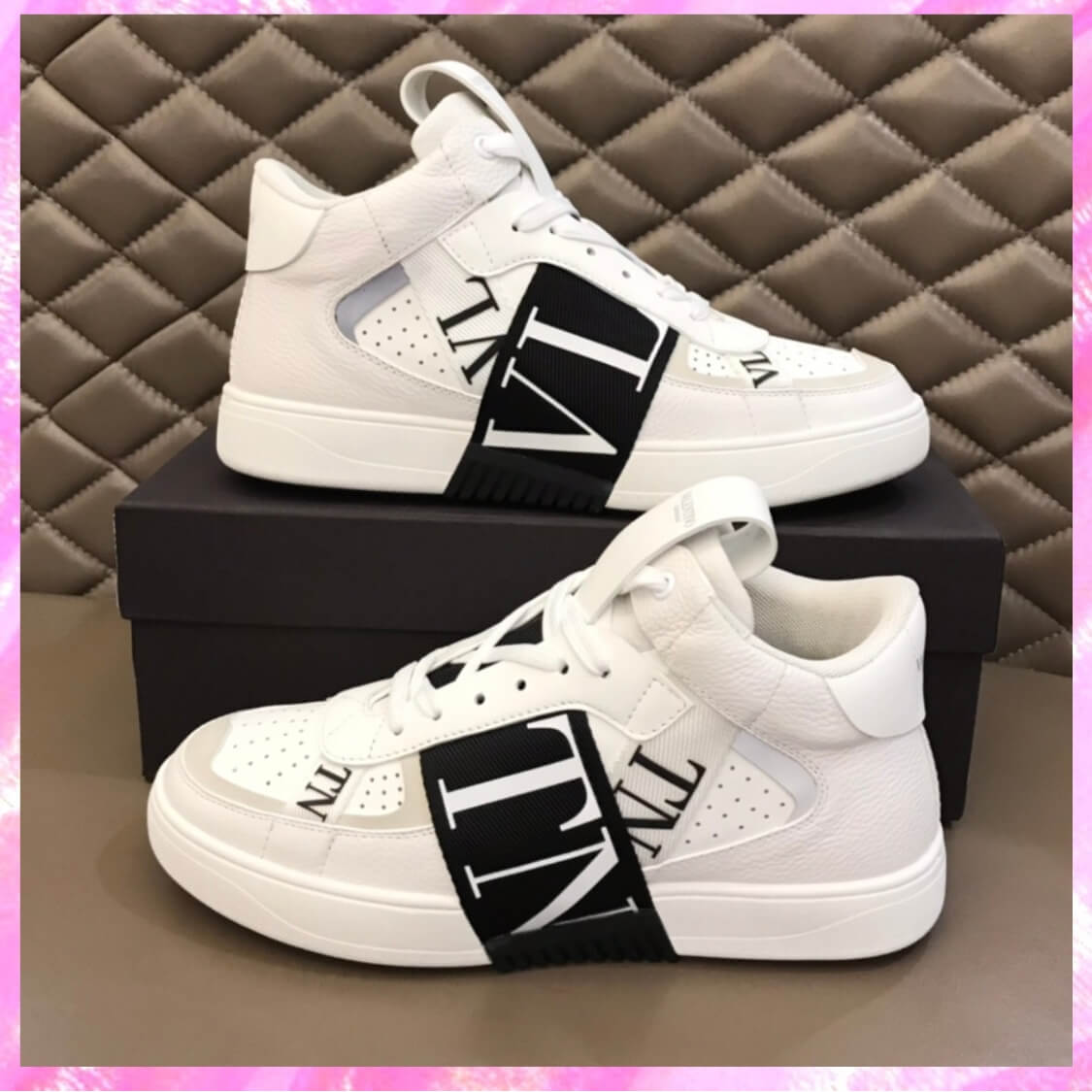 Mid Top Logo Sneakers