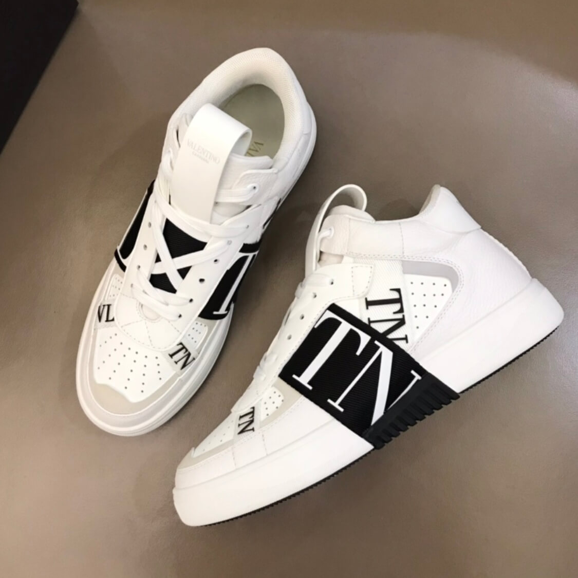 Mid Top Logo Sneakers