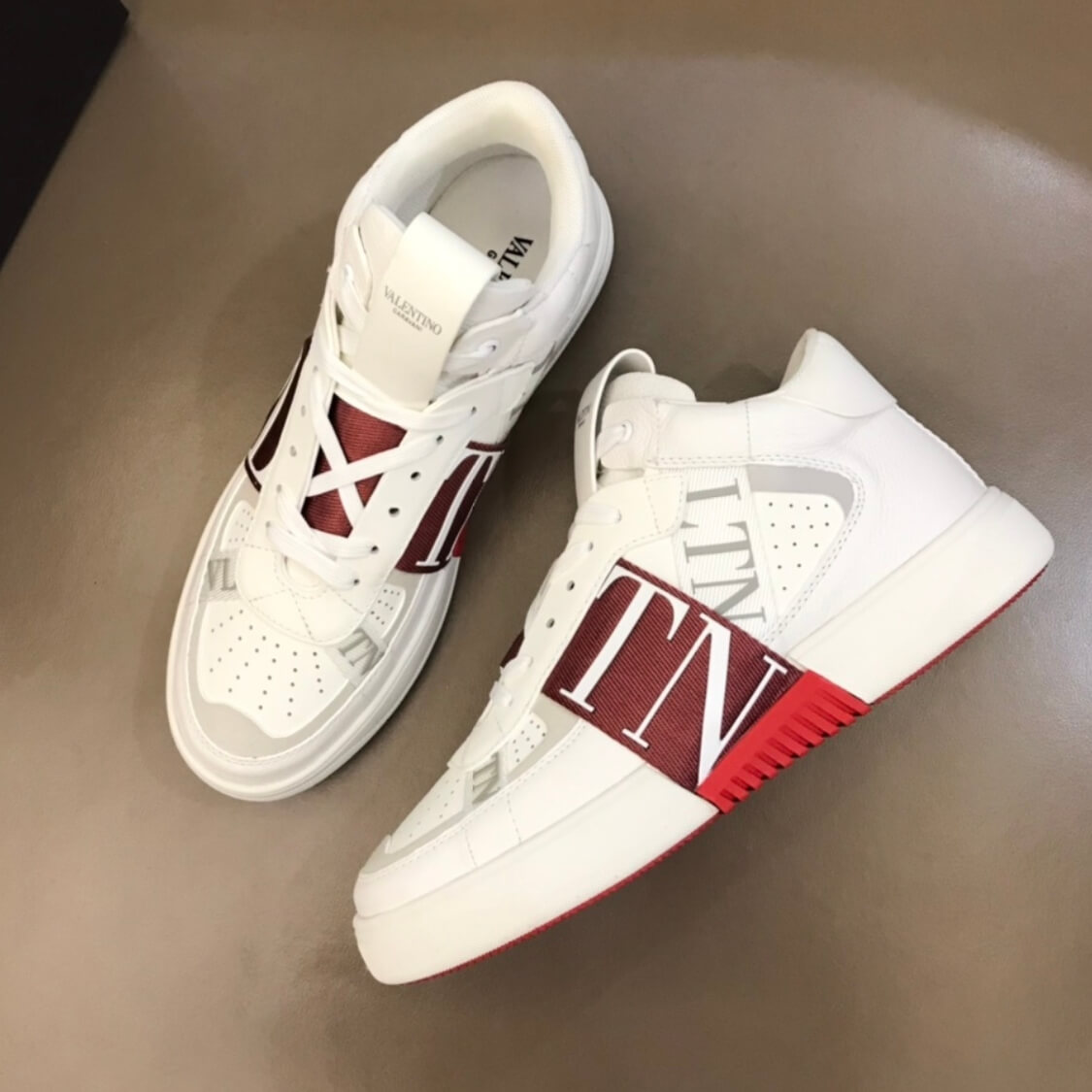 Mid Top Logo Sneakers