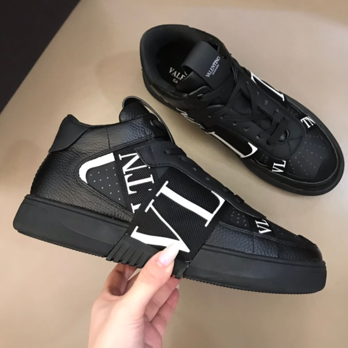Mid Top Logo Sneakers 